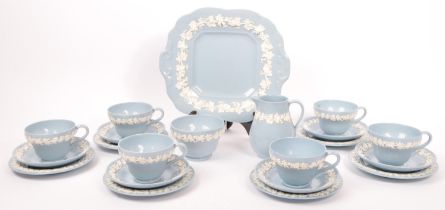 VINTAGE WEDGWOOD QUEENS WARE CERAMIC TEA SERVICE