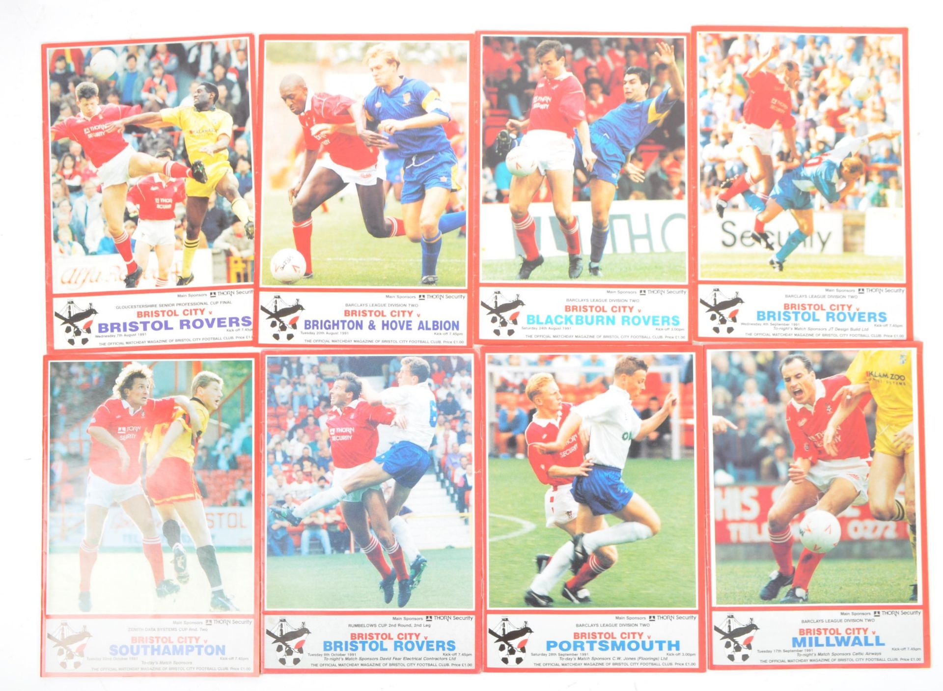 BRISTOL CITY FOOTBALL CLUB - MATCHDAY PROGRAMMES & MAGAZINES - Image 5 of 9