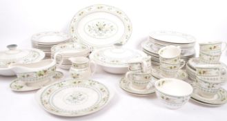 ROYAL DOULTON - ENGLISH FINE PORCELAIN CHINA DINNER SERVICE