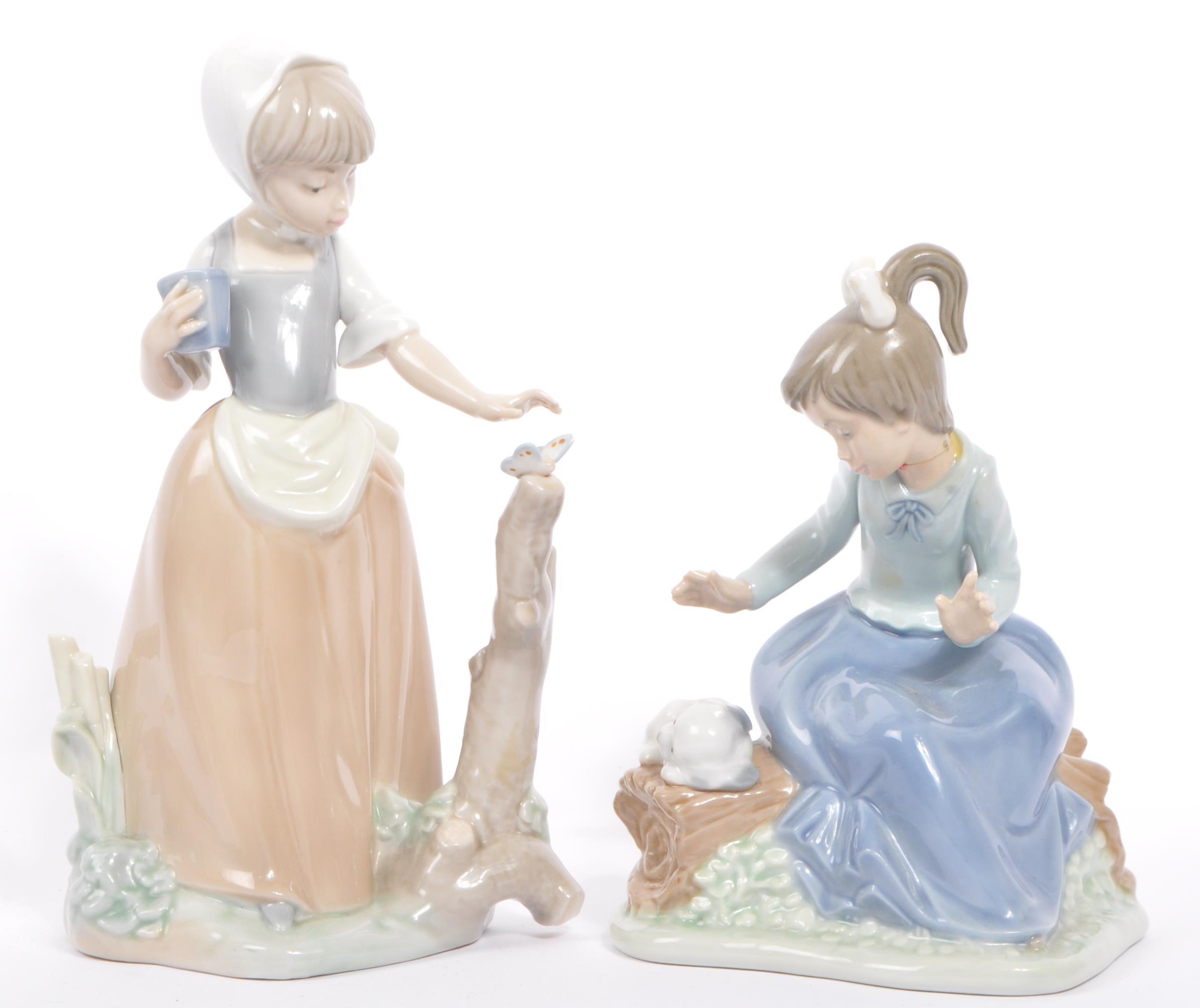 NAO FOR LLADRO - SPANISH PORCELAIN TABLEWARE FIGURES - Image 2 of 7