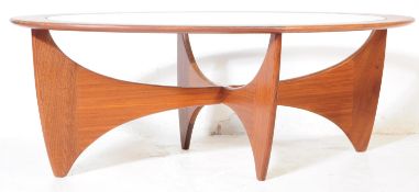 G PLAN - ASTRO - MID CENTURY TEAK AND GLASS COFFEE TABLE