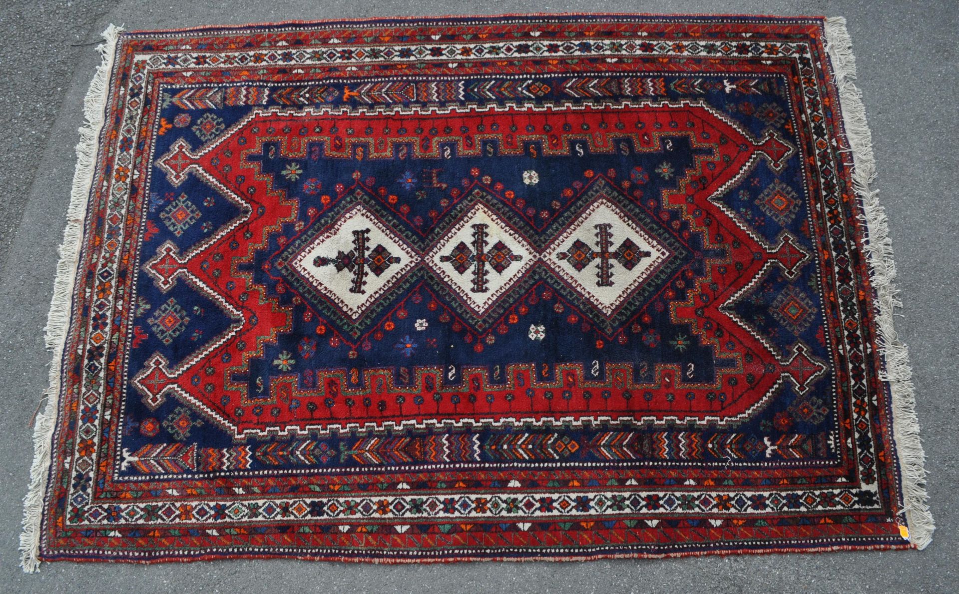 20TH CENTURY PERSIAN ASHFAR VILLAGE RUG CARPET