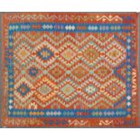 20TH CENTURY VINTAGE ANATOLIAN TURKISH KILIM FLOOR RUG