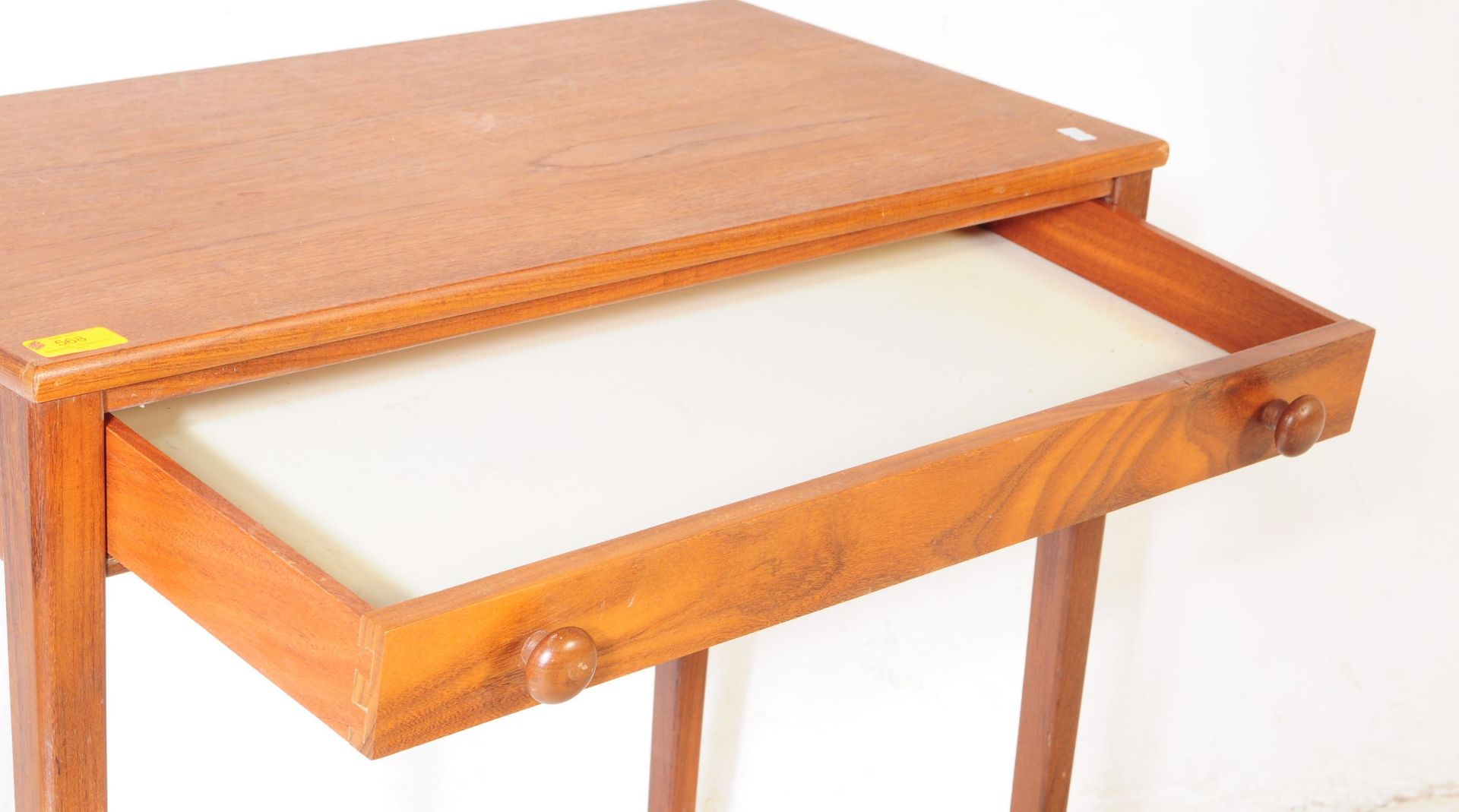 RETRO MID 20TH CENTURY TEAK WRITING DESK - Bild 4 aus 5