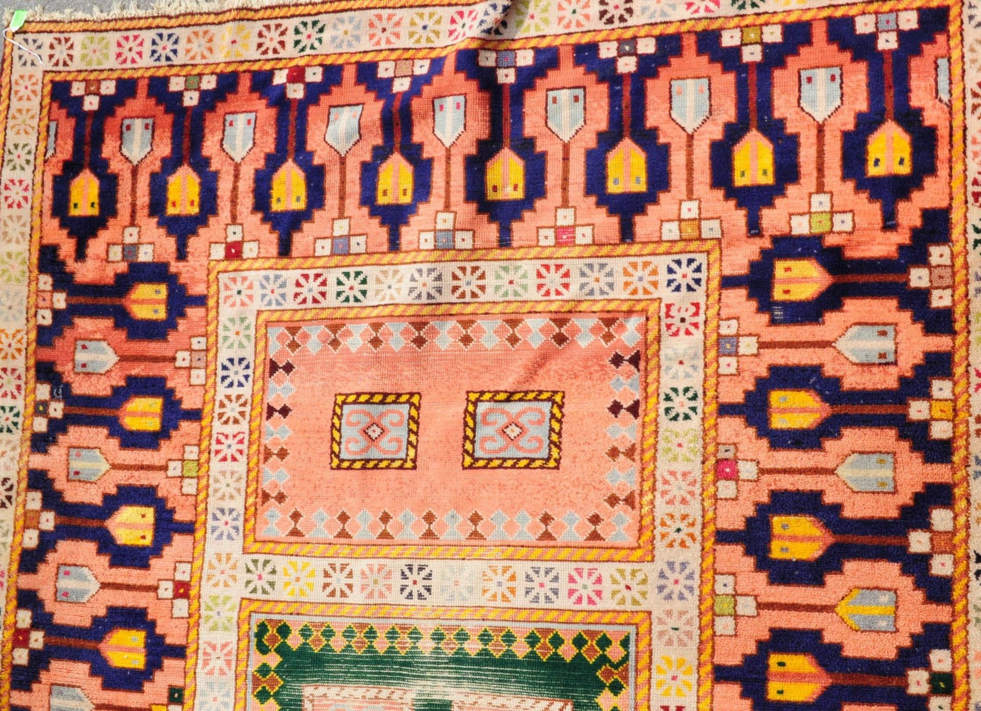 EARLY 20TH CENTURY KUBA SHIRVAN CAUCASIAN RUG - Image 3 of 4