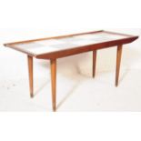 REMPLOY MID CENTURY TEAK FORMICA COFFEE TABLE