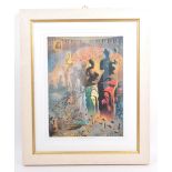 CONTEMPORARY HALLUCINOGENIC TOREADOR PRINT BY SALVADOR DALI