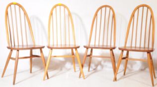LUCIAN ERCOLANI - ERCOL - SET OF FOUR MID 20TH CENTURY CHAIRS