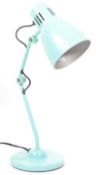 CONTEMPORARY TURQUOISE INDUSTRIAL DESK LAMP