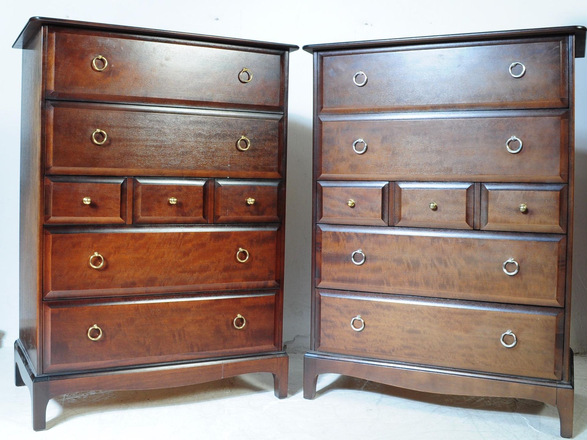 STAG FURNITURE - MINSTREL - PAIR CHEST OF DRAWERS