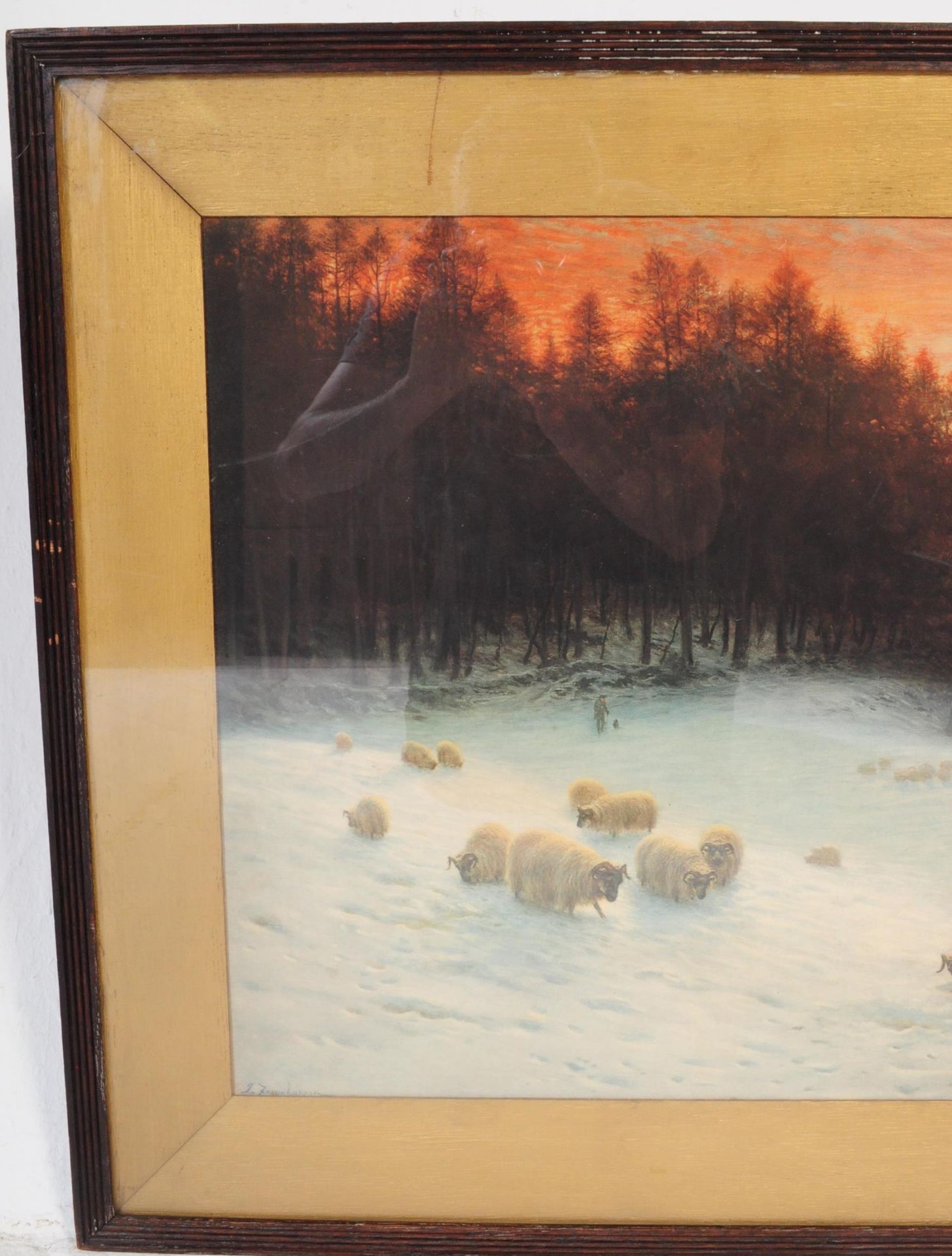 LARGE FRAMED COLOUR PRINT BY JOSEPH FARQUHARSON - Image 2 of 4