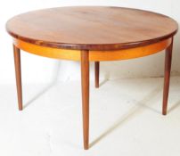 VICTOR B. WILKINS FOR G PLAN - ROUND TEAK DINING TABLE