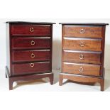 STAG FURNITURE MINSTREL PAIR OF BEDSIDE CHESTS OF DRAWERS