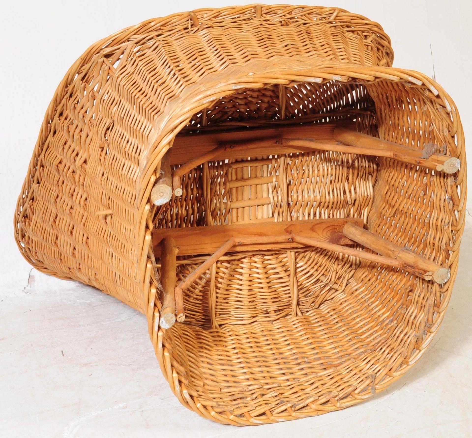 20TH CENTURY WICKER CONSERVATORY ARMCHAIR OF TUB FORM - Image 7 of 7