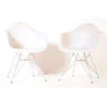 PAIR OF 20TH CENTURY EIFFEL EAMES STYLE DINING CHAIR