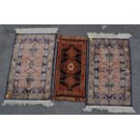 PAIR OF CONTEMPORARY PERSIAN ISLAMIC FLOOR RUGS