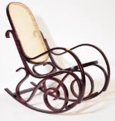 MICHAEL THONET STYLE BENTWOOD ROCKING CHAIR