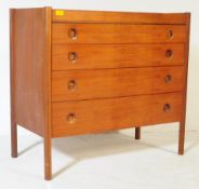 VINTAGE 1960S F. WRIGHTON & SONS TEAK CHEST OF DRAWERS
