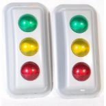 PAIR OF IKEA SENSORY TOUCH BUTTON TRAFFIC LIGHTS