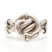 19TH CENTURY VICTORIAN SILVER KNOT RING
