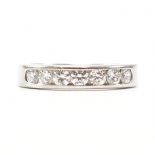 PLATINUM & DIAMOND HALF ETERNITY RING