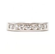 PLATINUM & DIAMOND HALF ETERNITY RING