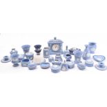 WEDGWOOD - COLLECTION OF VINTAGE BLUE JASPERWARE