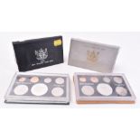 FOUR 20TH CENTURY NEW ZEALAND TREASURY PROOF COIN SETS