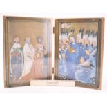 LATE 19TH CENTURY CHROMOLITHOGRAPH OF THE WILTON DIPTYCH