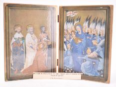 LATE 19TH CENTURY CHROMOLITHOGRAPH OF THE WILTON DIPTYCH
