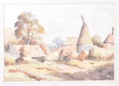EARLY 20TH CENTURY WATERCOLOUR ON PAPER PAINTING