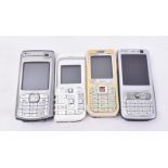 A COLLECTION OF RETRO EARLY 2000S MOBILE TELEPHONES