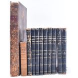 QUANTITY OF VICTORIAN LEATHERBOUND RELIGIOUS / SCIENCE BOOKS