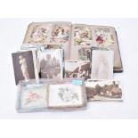 COLLECTION OF EARLY 20TH CENTURY POSTCARDS & GREETING CARDS