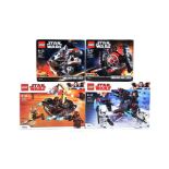 LEGO SETS - STAR WARS - COLLECTION OF FOUR