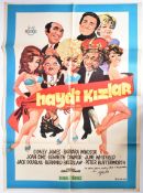 CARRY ON GIRLS (1973) - ORIGINAL TURKISH ONE SHEET SIGNED POSTER
