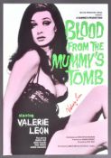 BLOOD FROM THE MUMMY'S TOMB (1971) - POP ART SIGNED POSTER