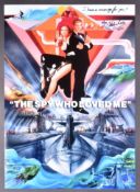 THE SPY WHO LOVED ME (1977) - JAMES BOND - VALERIE LEON SIGNED POSTER