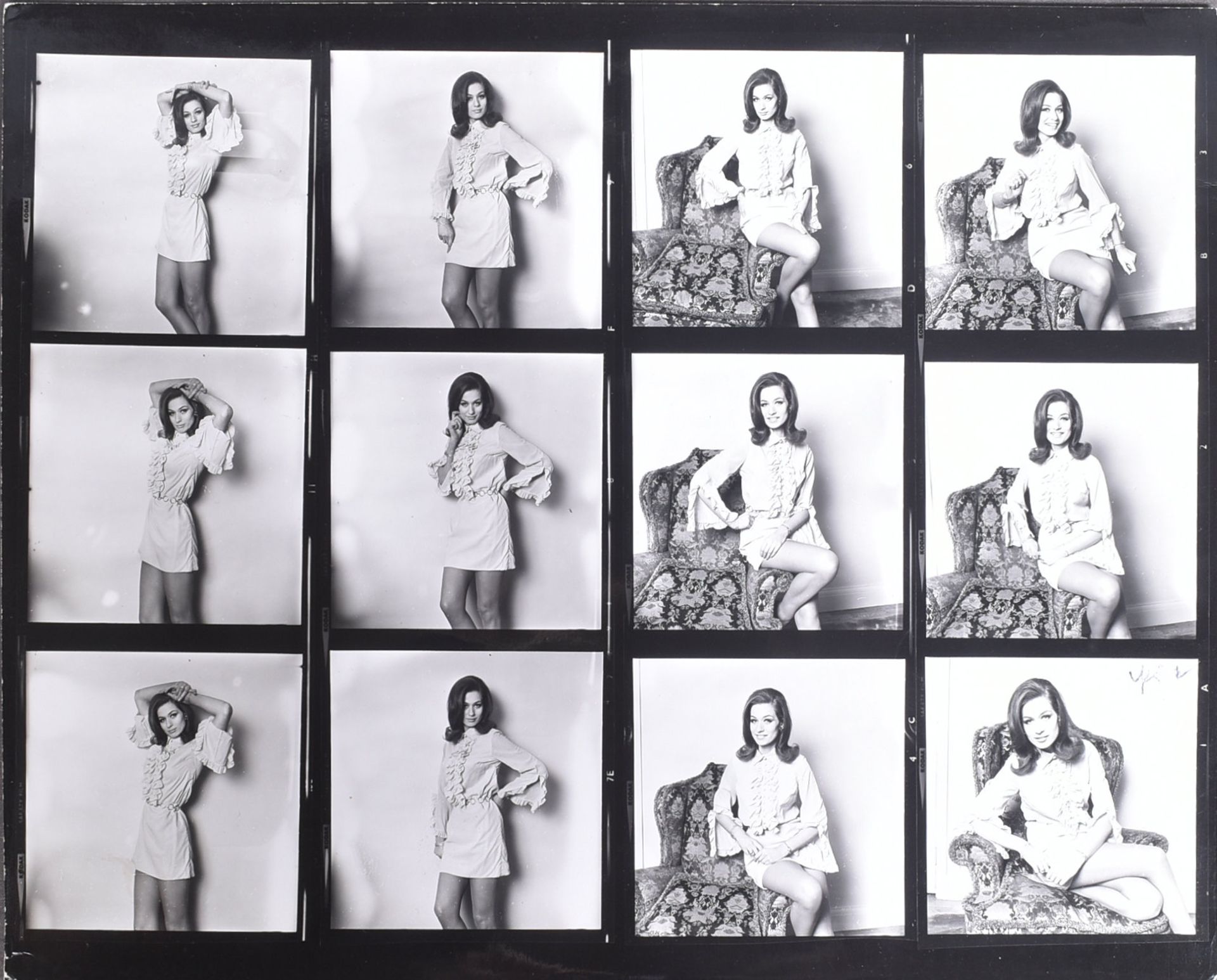 VALERIE LEON - COLLECTION OF VINTAGE 1960S / 70S CONTACT SHEETS - Image 5 of 5