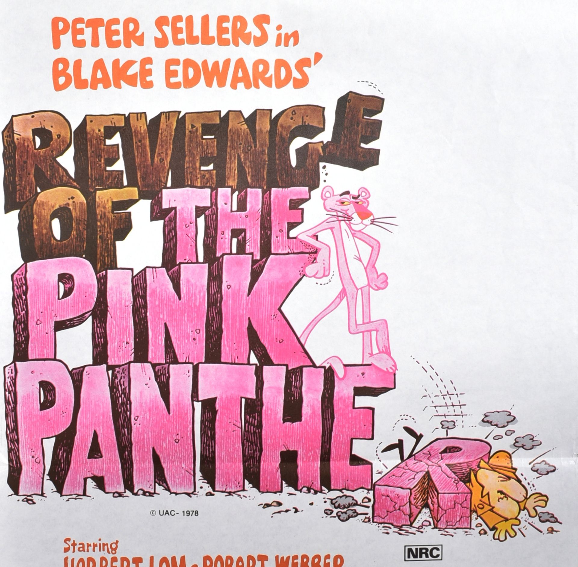REVENGE OF THE PINK PANTHER (1978) - ORIGINAL SIGNED DAYBILL POSTER - Image 3 of 5