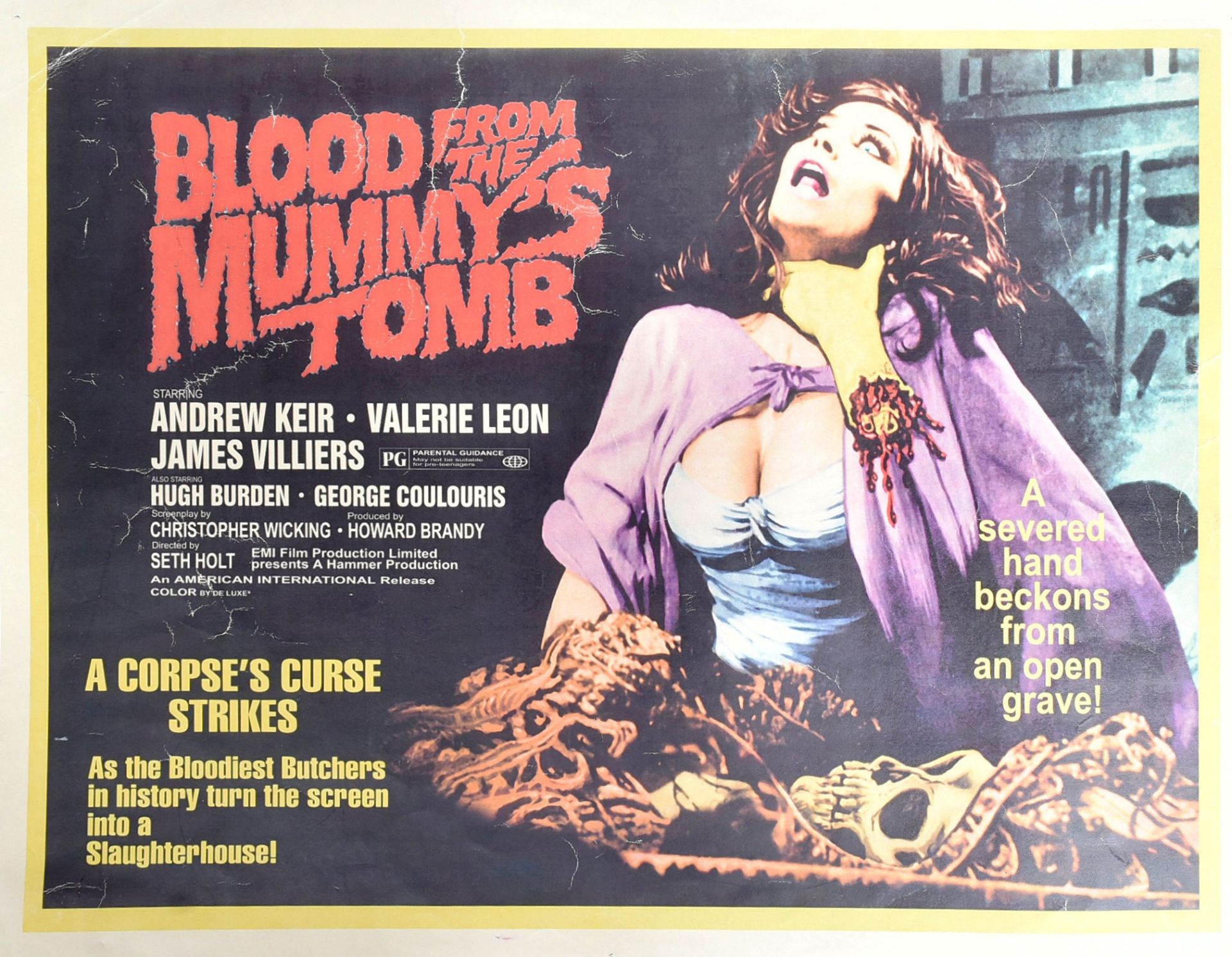 BLOOD FROM THE MUMMY'S TOMB (1971) - COLLECTION OF MEMORABILIA - Bild 3 aus 5