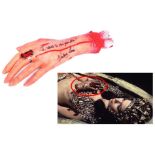 BLOOD FROM THE MUMMY'S TOMB (1971) - SIGNED REPLICA SEVERED HAND