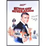 NEVER SAY NEVER AGAIN (1983) - VALERIE LEON SIGNED POSTER