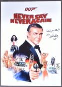 NEVER SAY NEVER AGAIN (1983) - VALERIE LEON SIGNED POSTER