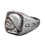 WWII SECOND WORLD WAR ITALIAN FASCIST FINGER RING