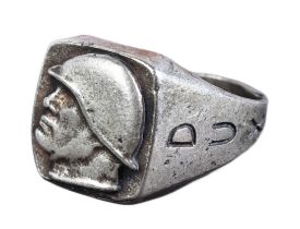 WWII SECOND WORLD WAR ITALIAN FASCIST FINGER RING