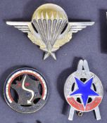 COLLECTION OF FRENCH FOREIGN LEGION BADGES