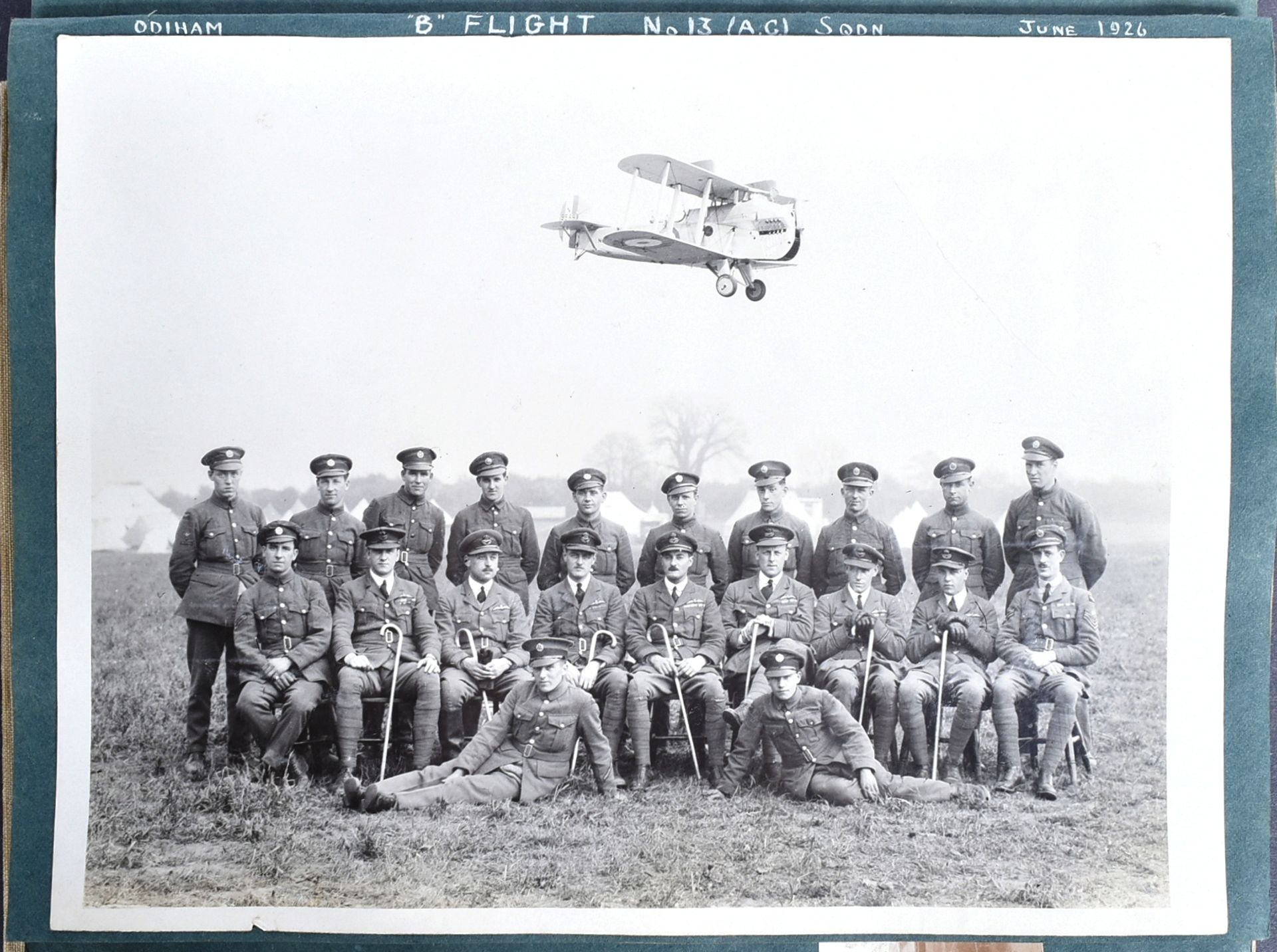 1920S RAF PHOTOGRAPH ALBUM - PLANES, CRASHES & TRIPS