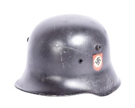 WWII SECOND WORLD WAR GERMAN M17 TRANSITIONAL HELMET