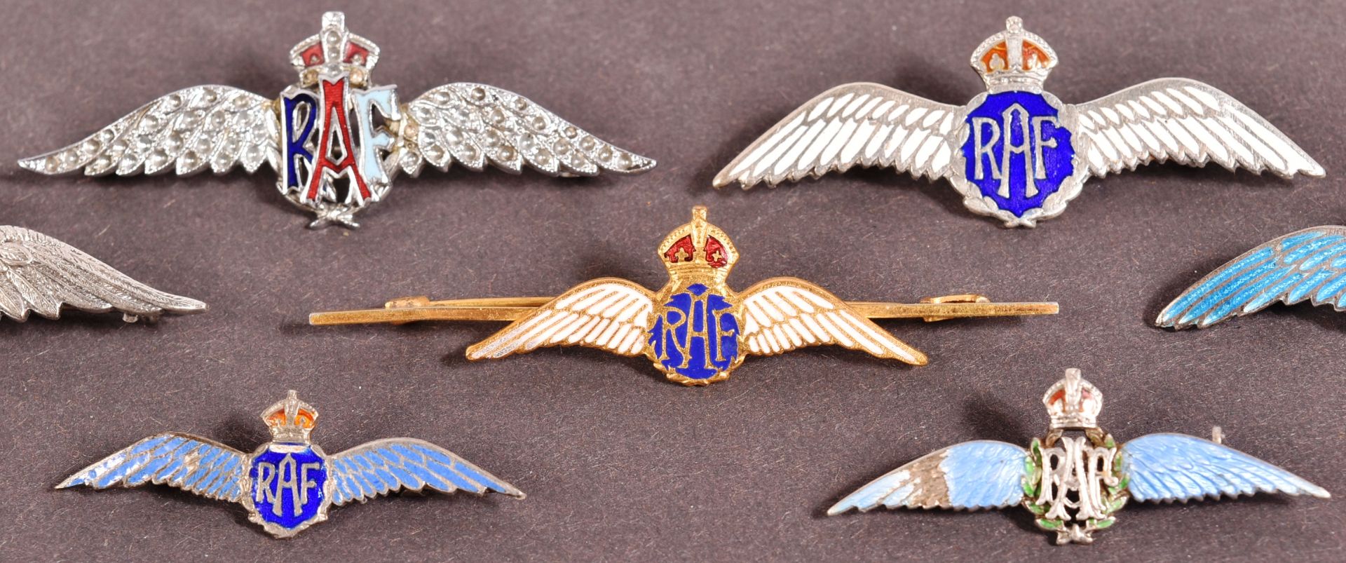 WWII SECOND WORLD WAR RAF SWEETHEART BROOCHES - Image 5 of 5